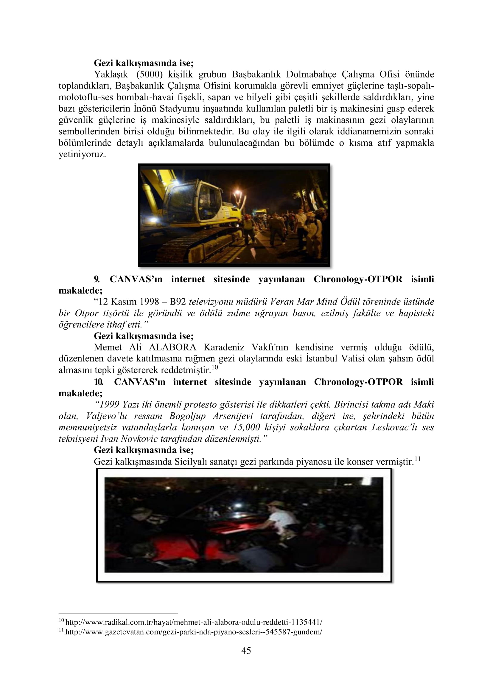 İşte 16 ay sonra hazırlanan Gezi Parkı-Kavala iddianamesinin tam metni