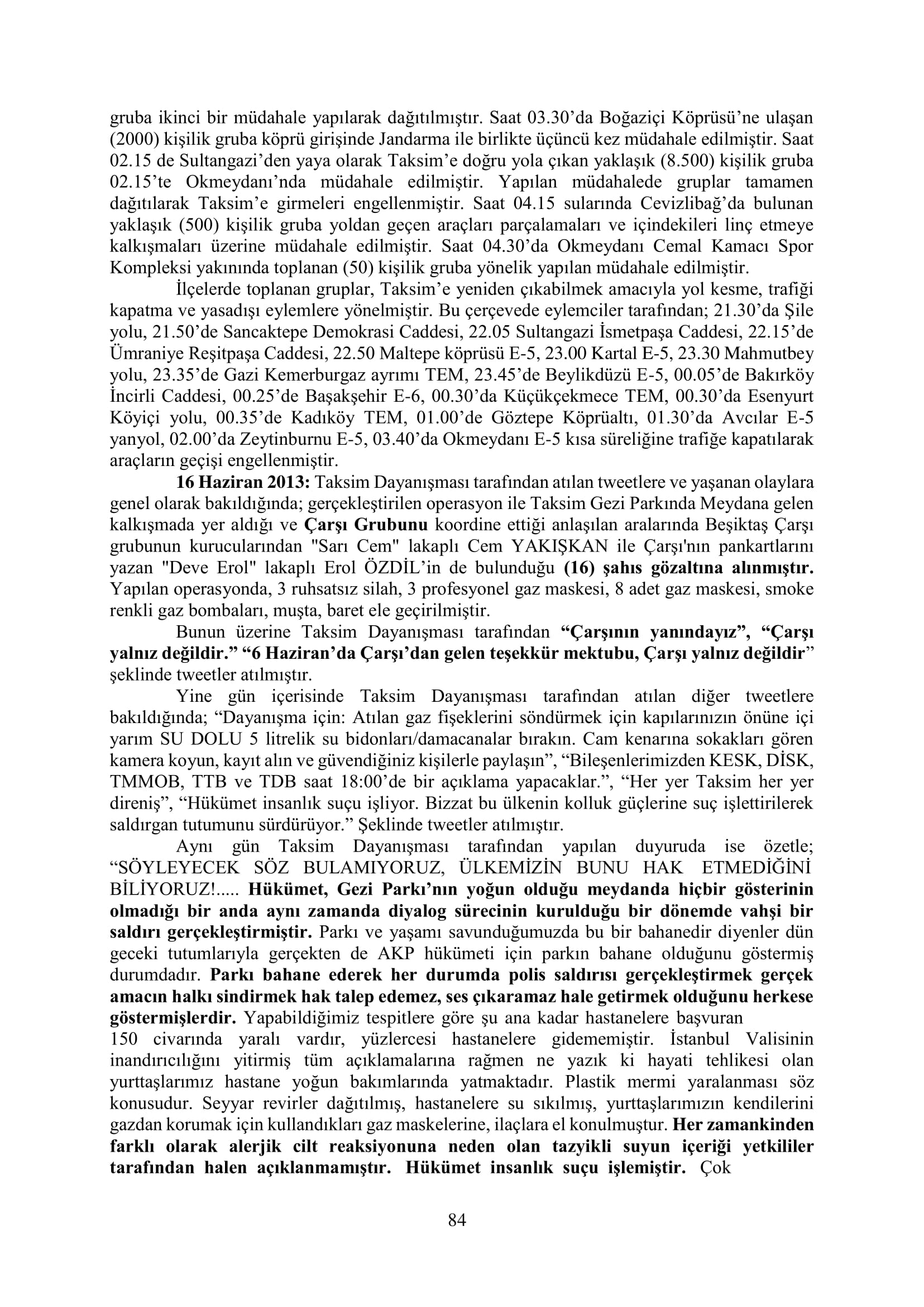 İşte 16 ay sonra hazırlanan Gezi Parkı-Kavala iddianamesinin tam metni