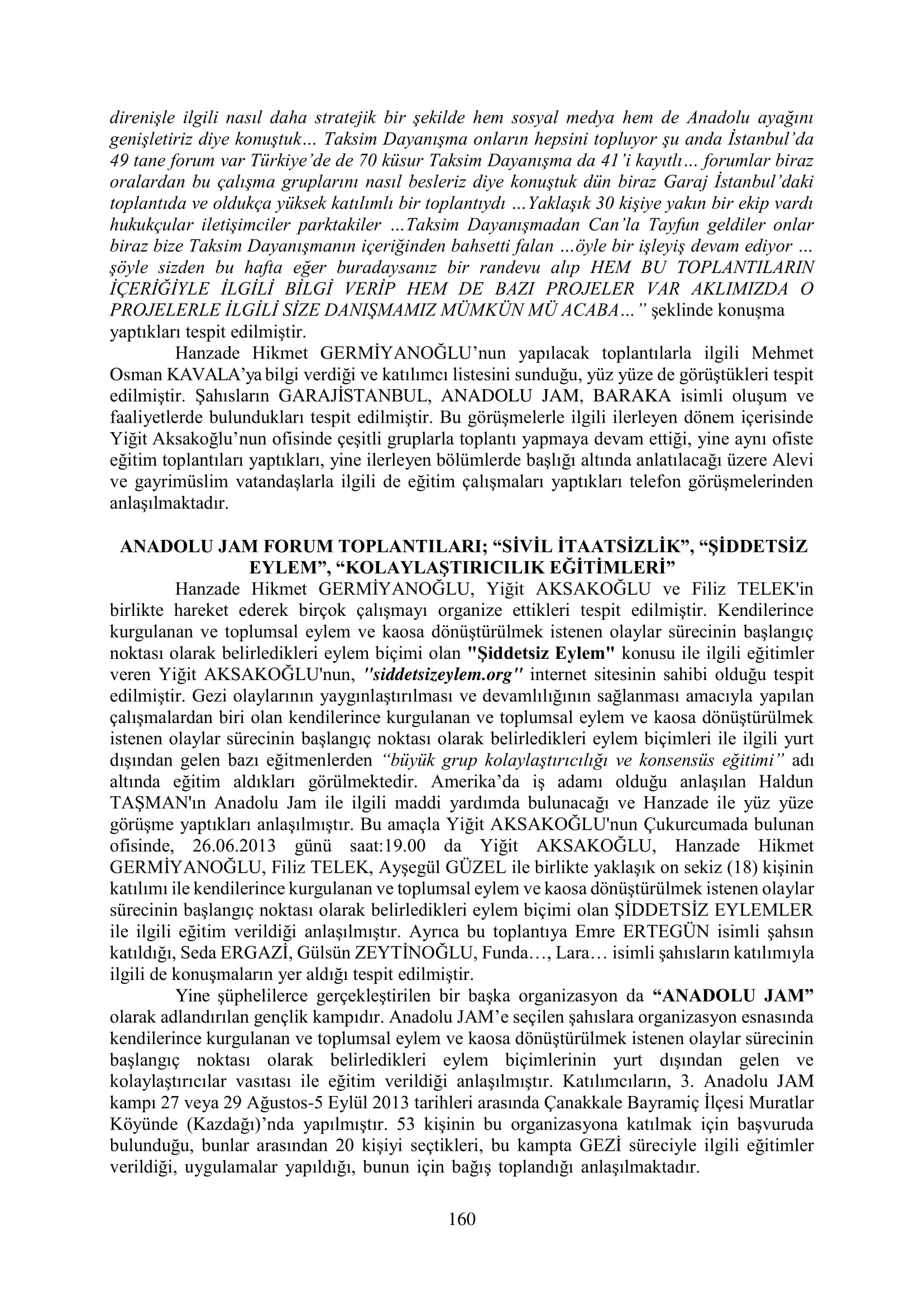 İşte 16 ay sonra hazırlanan Gezi Parkı-Kavala iddianamesinin tam metni