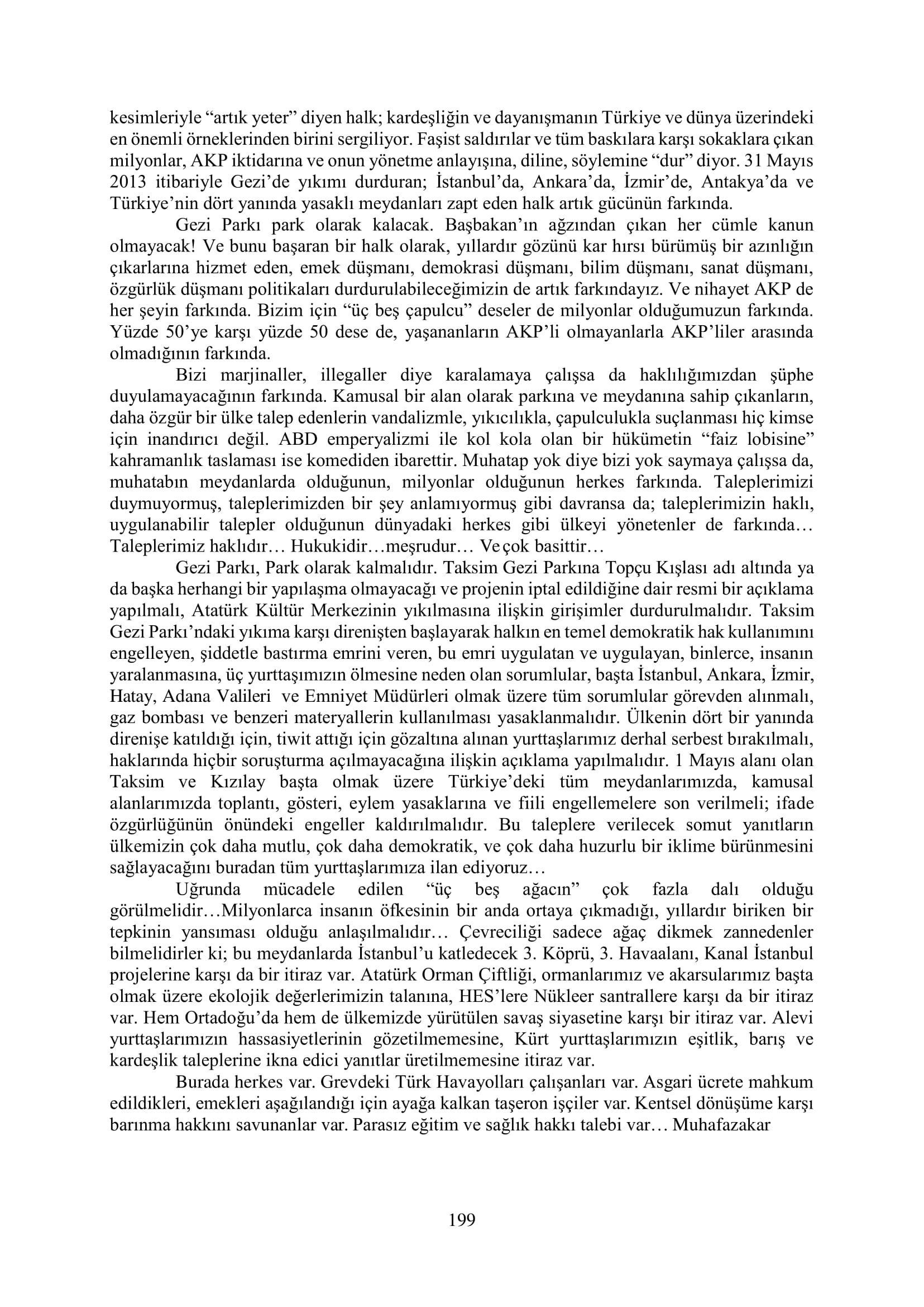 İşte 16 ay sonra hazırlanan Gezi Parkı-Kavala iddianamesinin tam metni