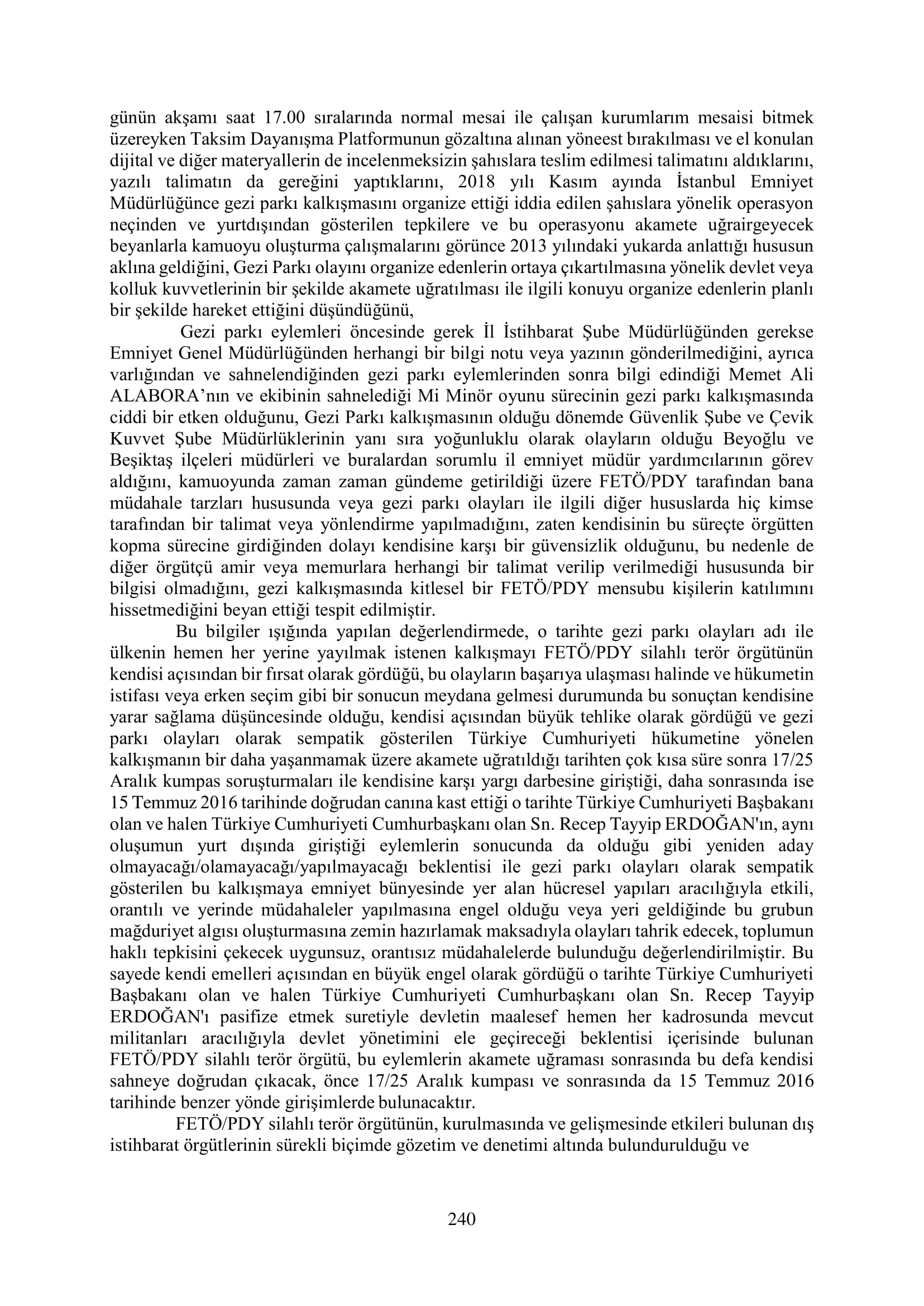 İşte 16 ay sonra hazırlanan Gezi Parkı-Kavala iddianamesinin tam metni