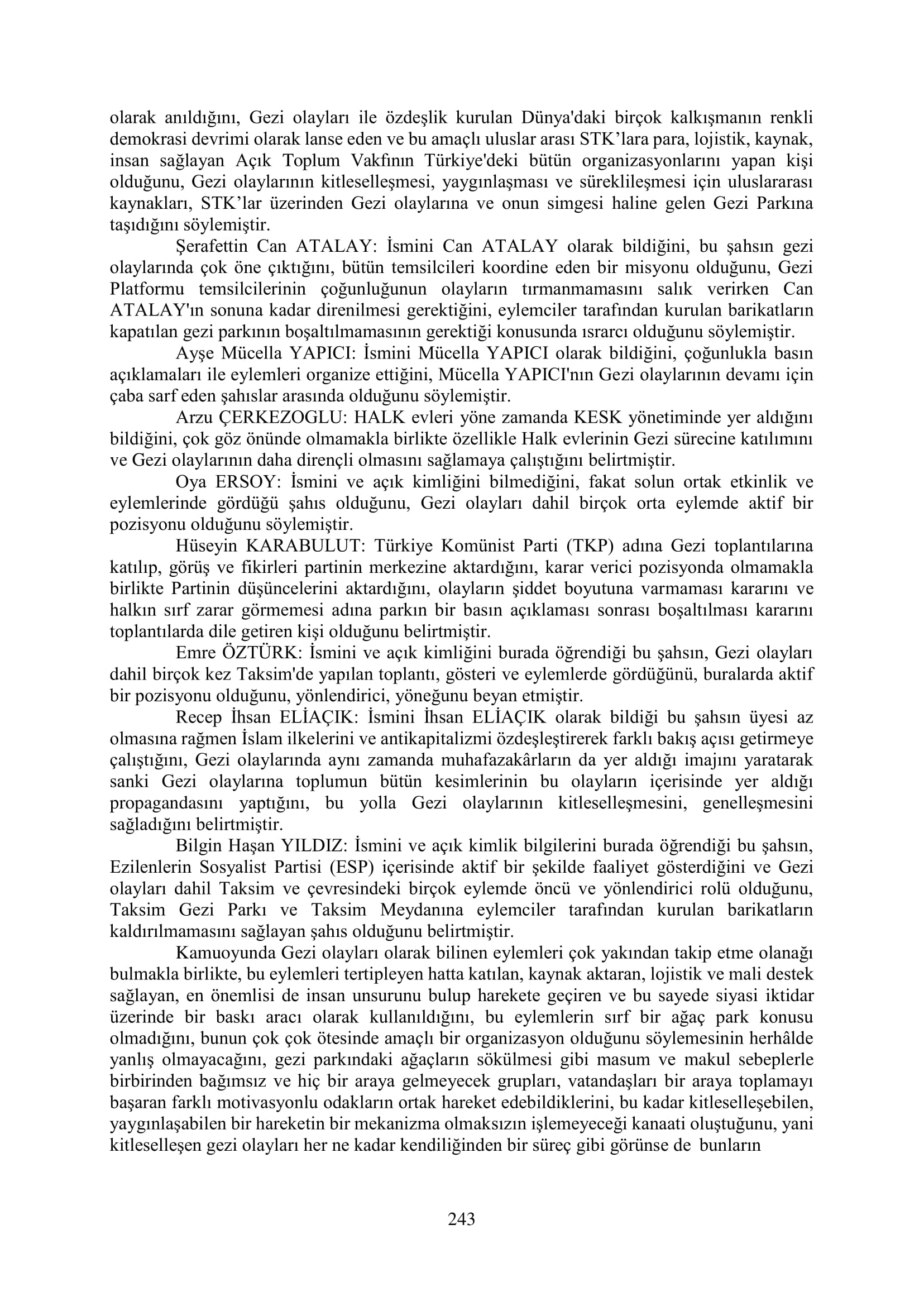 İşte 16 ay sonra hazırlanan Gezi Parkı-Kavala iddianamesinin tam metni