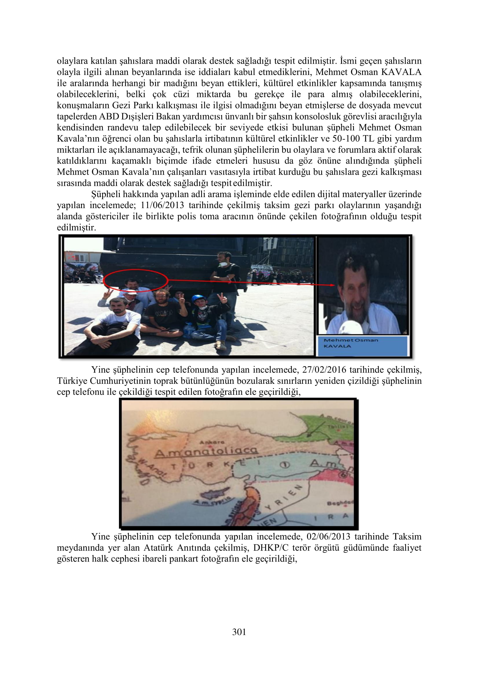İşte 16 ay sonra hazırlanan Gezi Parkı-Kavala iddianamesinin tam metni
