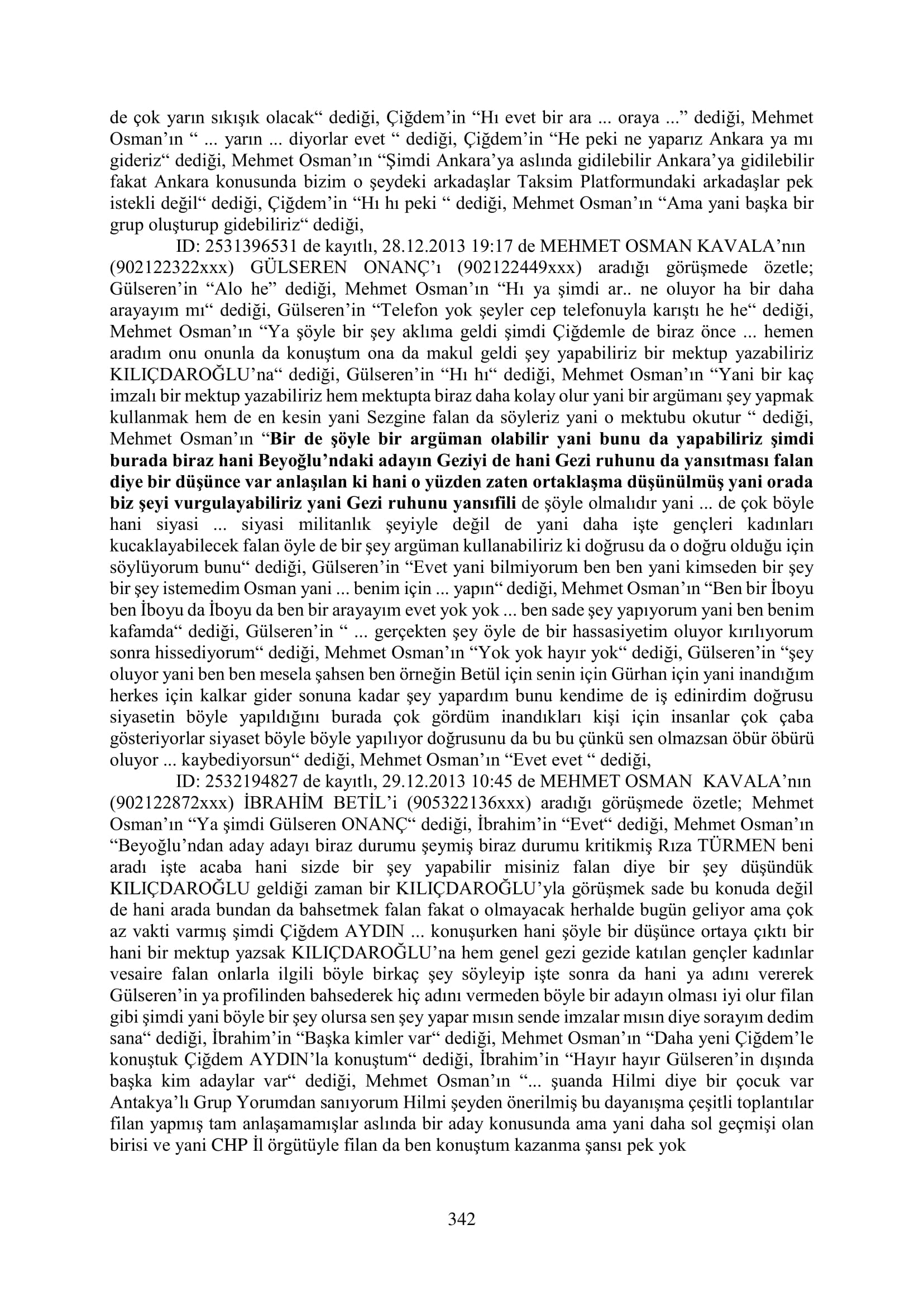 İşte 16 ay sonra hazırlanan Gezi Parkı-Kavala iddianamesinin tam metni