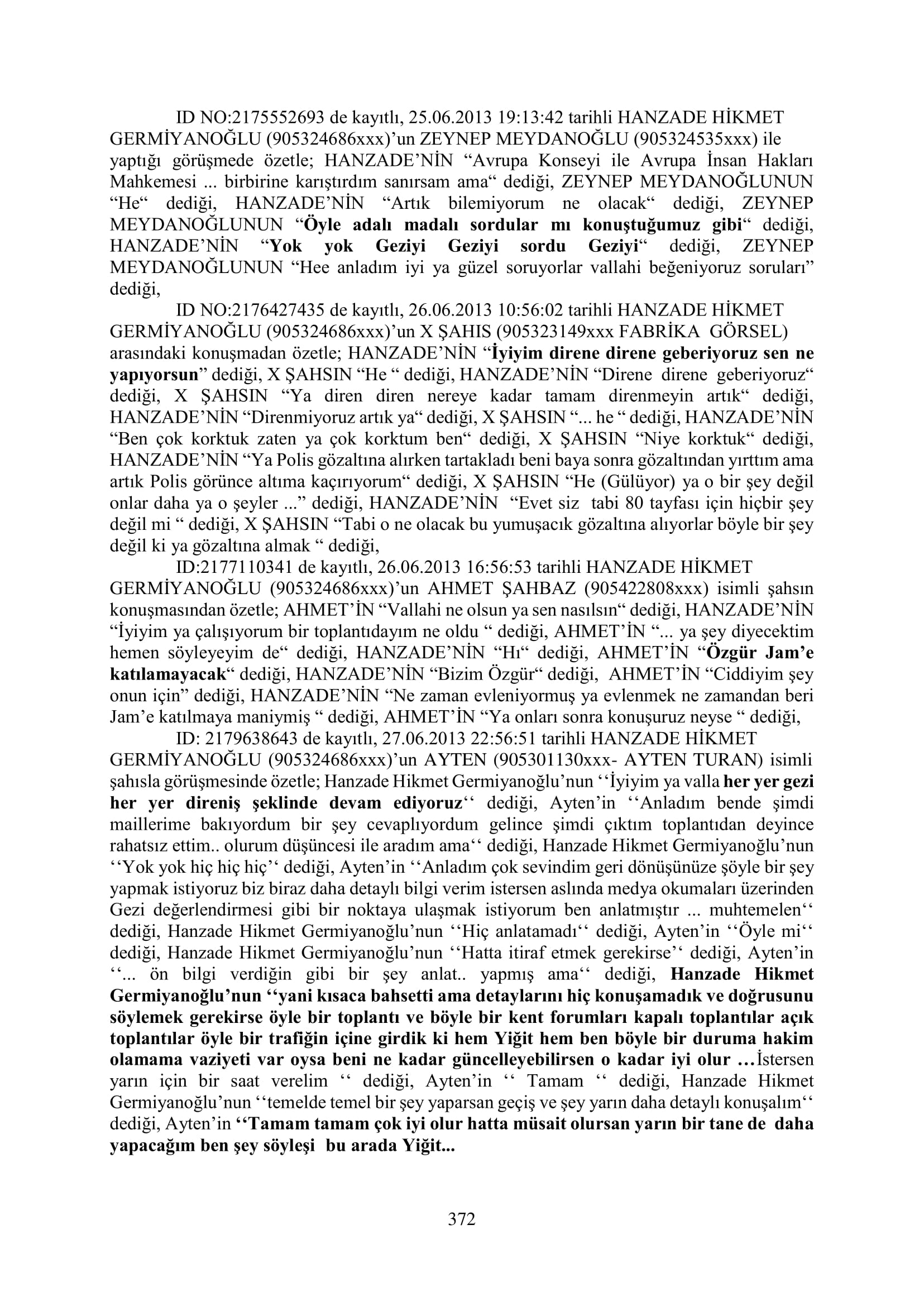 İşte 16 ay sonra hazırlanan Gezi Parkı-Kavala iddianamesinin tam metni