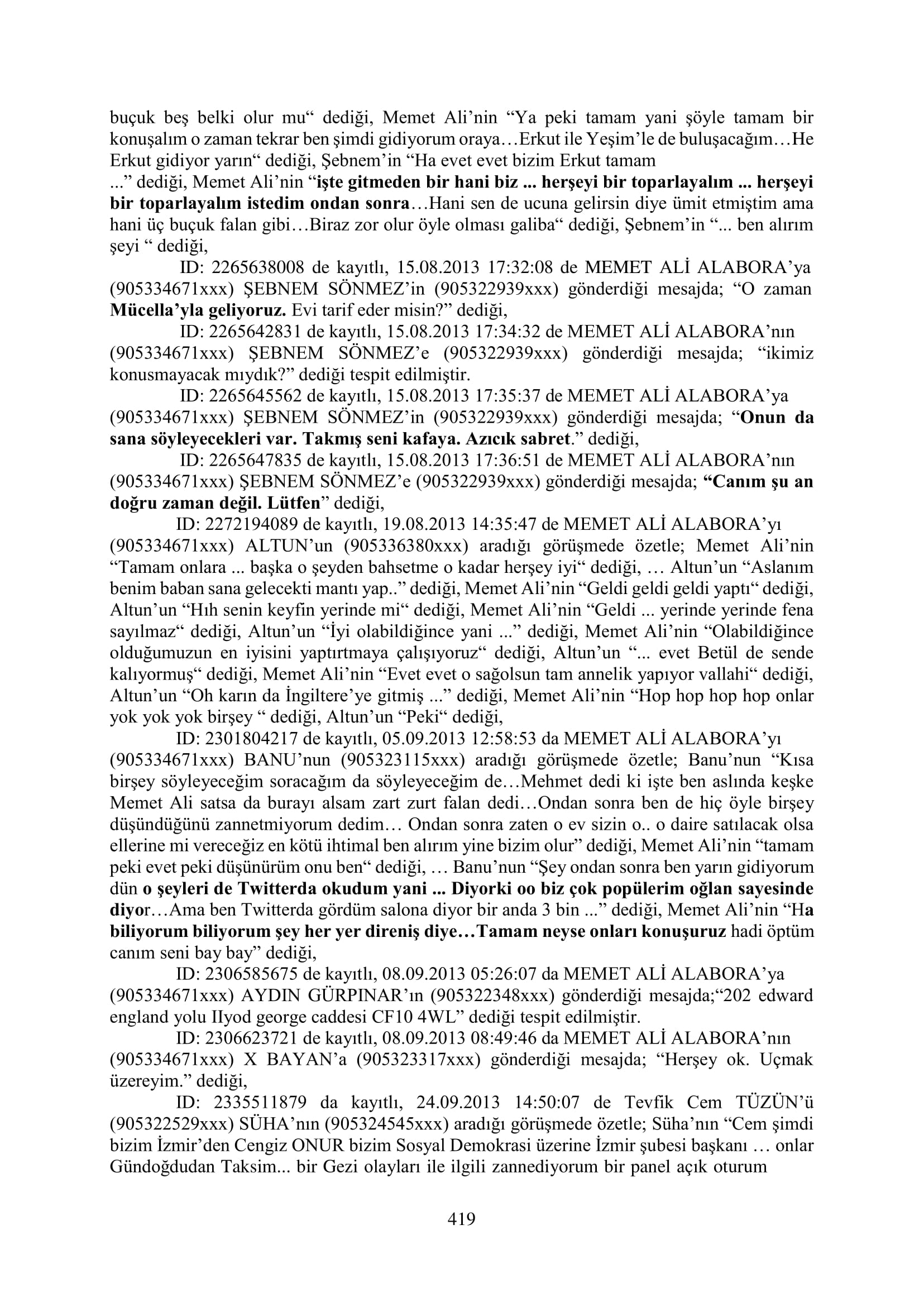 İşte 16 ay sonra hazırlanan Gezi Parkı-Kavala iddianamesinin tam metni