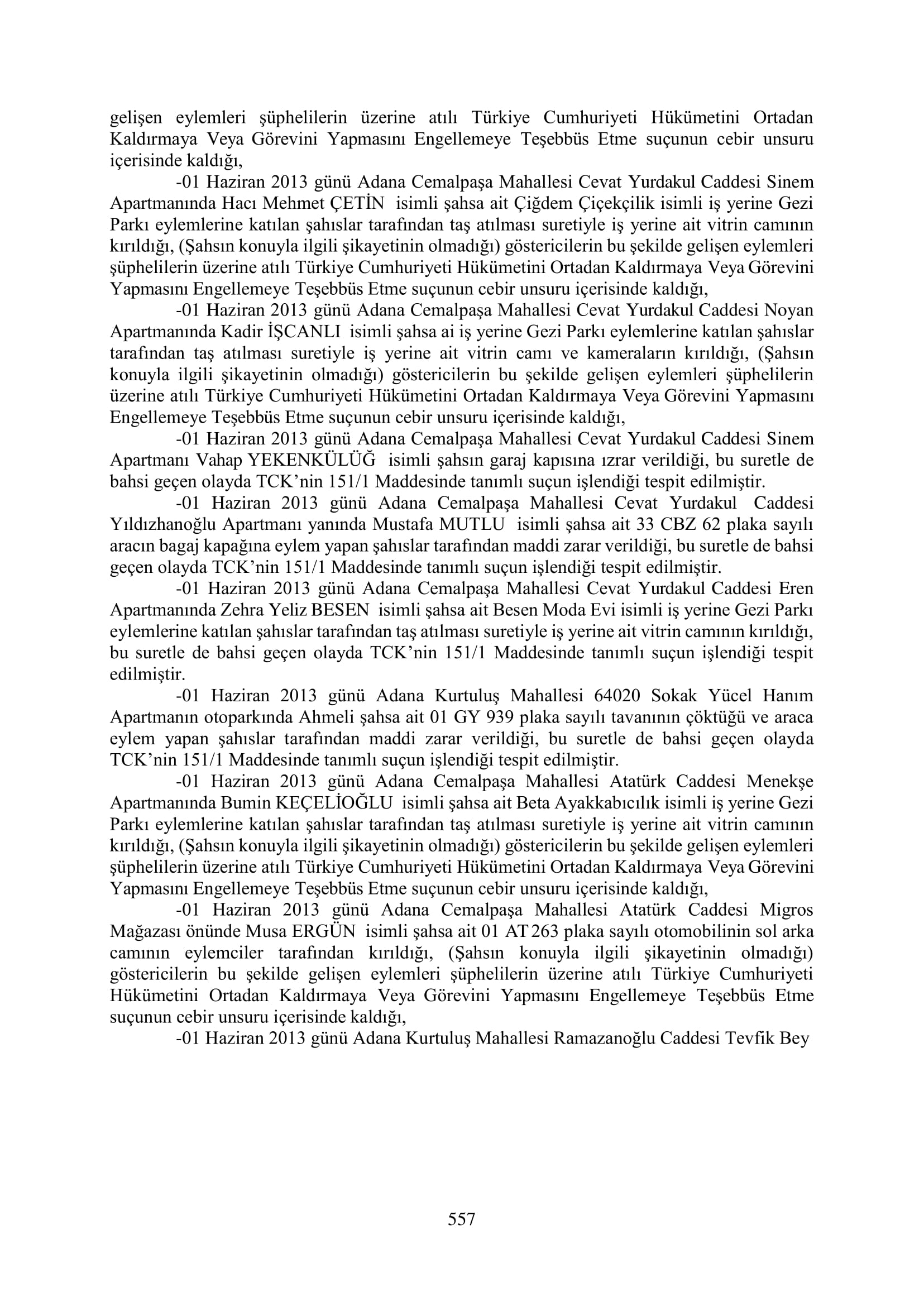 İşte 16 ay sonra hazırlanan Gezi Parkı-Kavala iddianamesinin tam metni