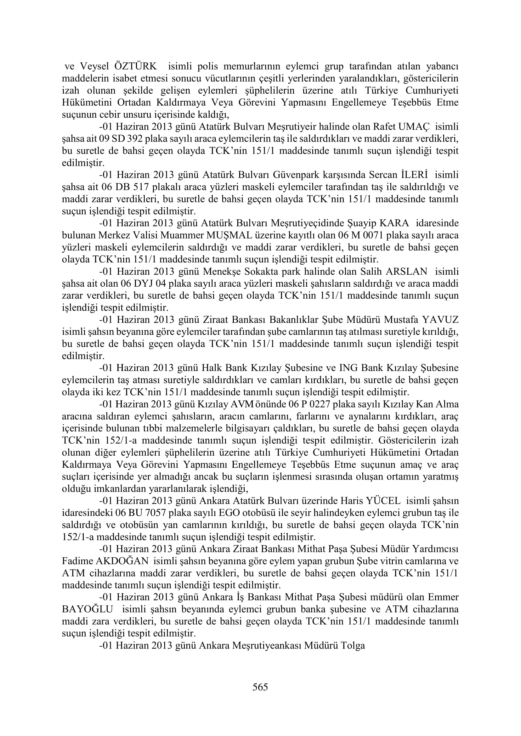 İşte 16 ay sonra hazırlanan Gezi Parkı-Kavala iddianamesinin tam metni