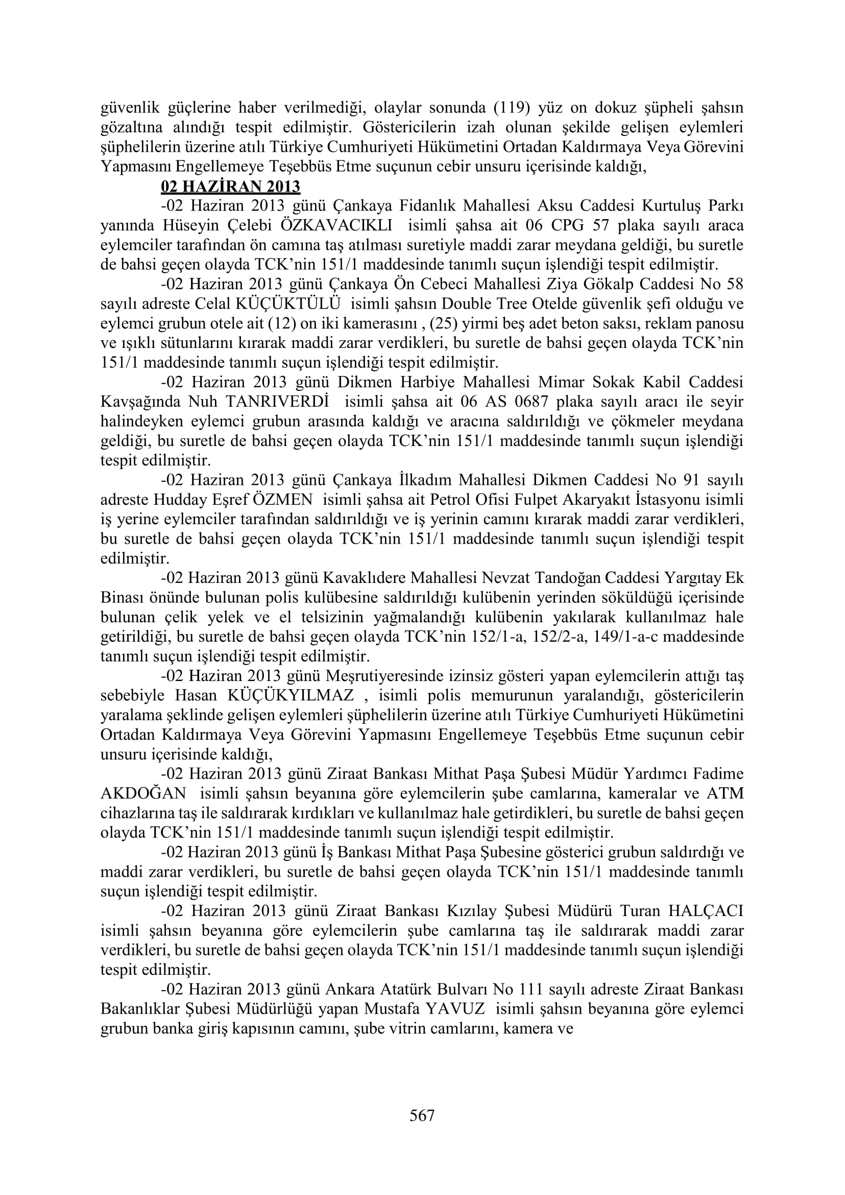 İşte 16 ay sonra hazırlanan Gezi Parkı-Kavala iddianamesinin tam metni