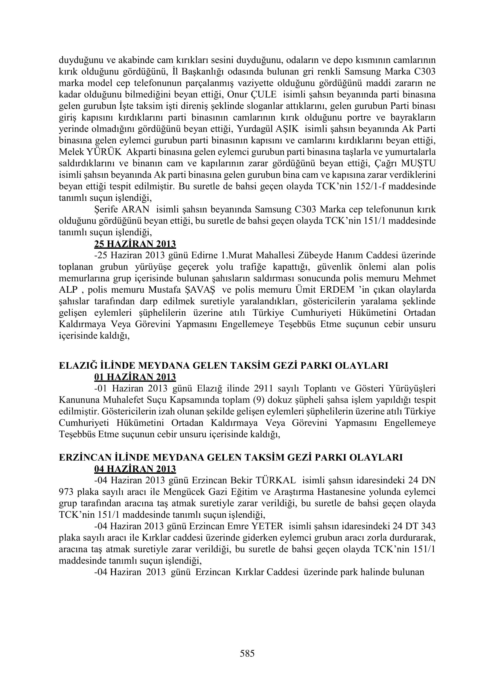 İşte 16 ay sonra hazırlanan Gezi Parkı-Kavala iddianamesinin tam metni