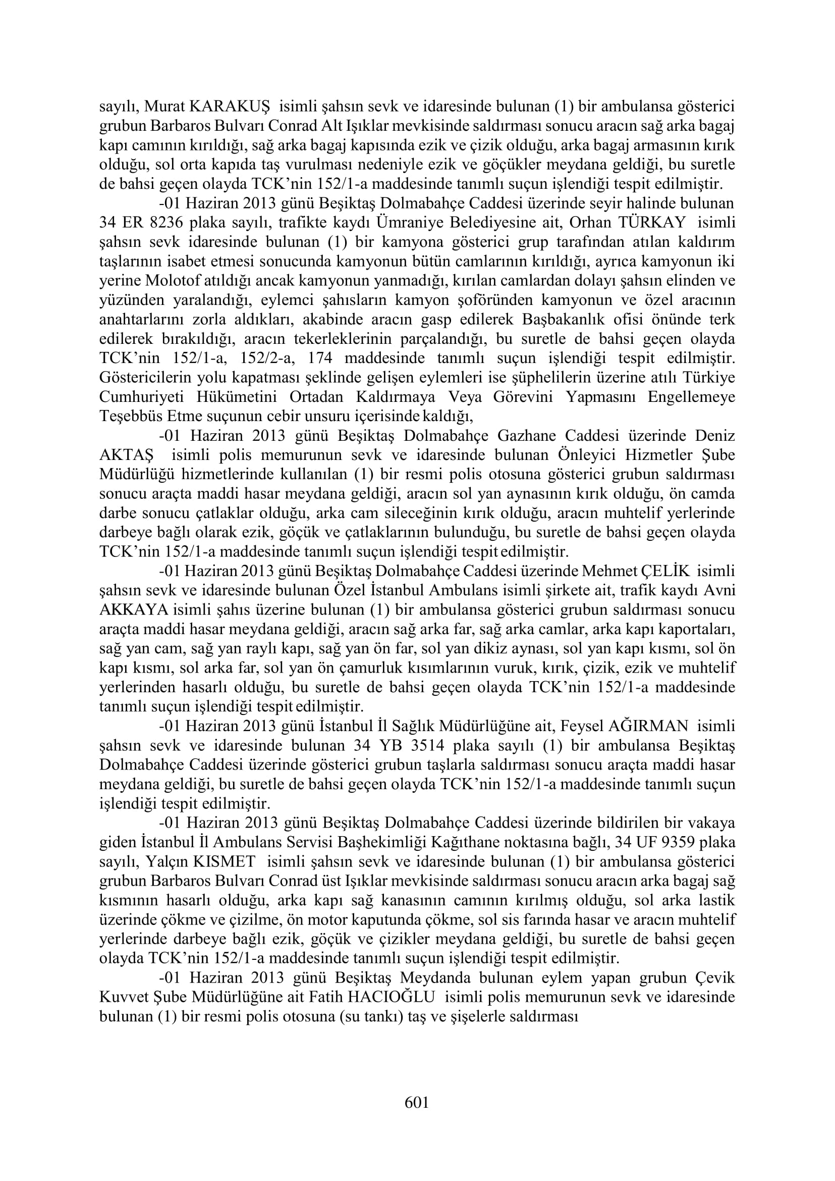 İşte 16 ay sonra hazırlanan Gezi Parkı-Kavala iddianamesinin tam metni