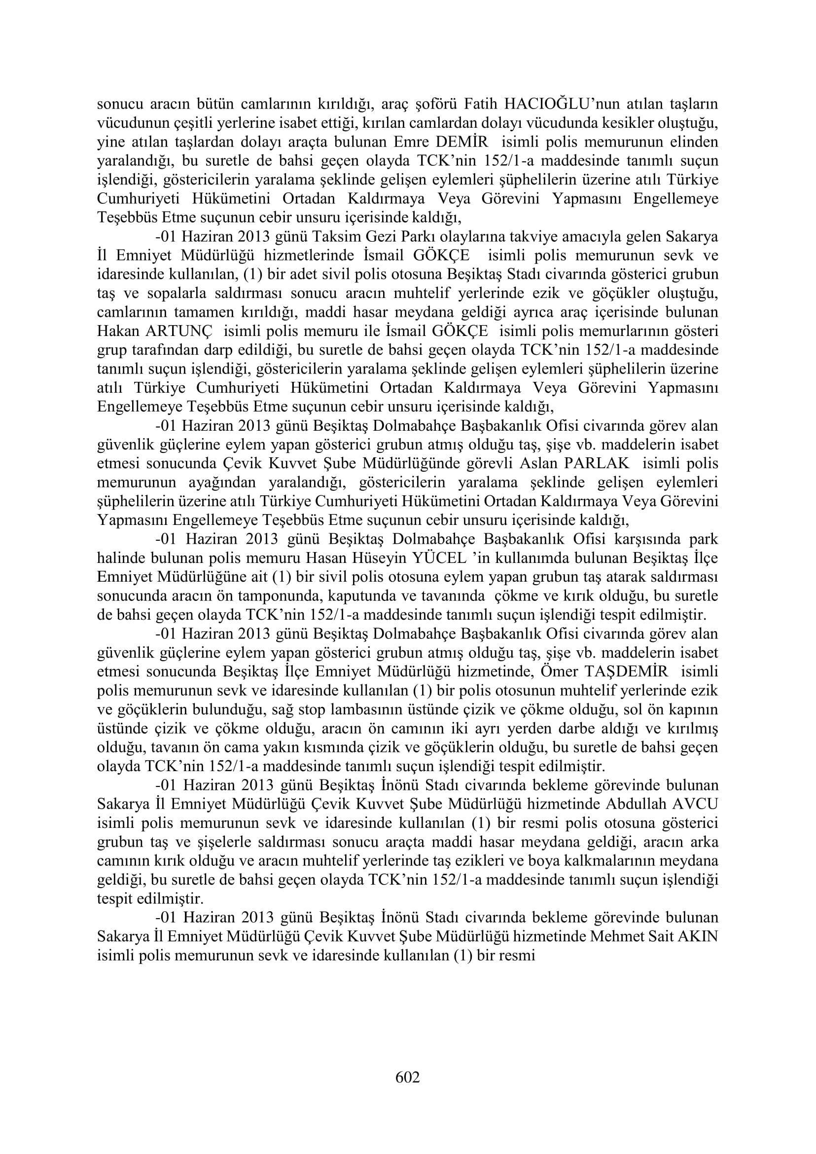 İşte 16 ay sonra hazırlanan Gezi Parkı-Kavala iddianamesinin tam metni