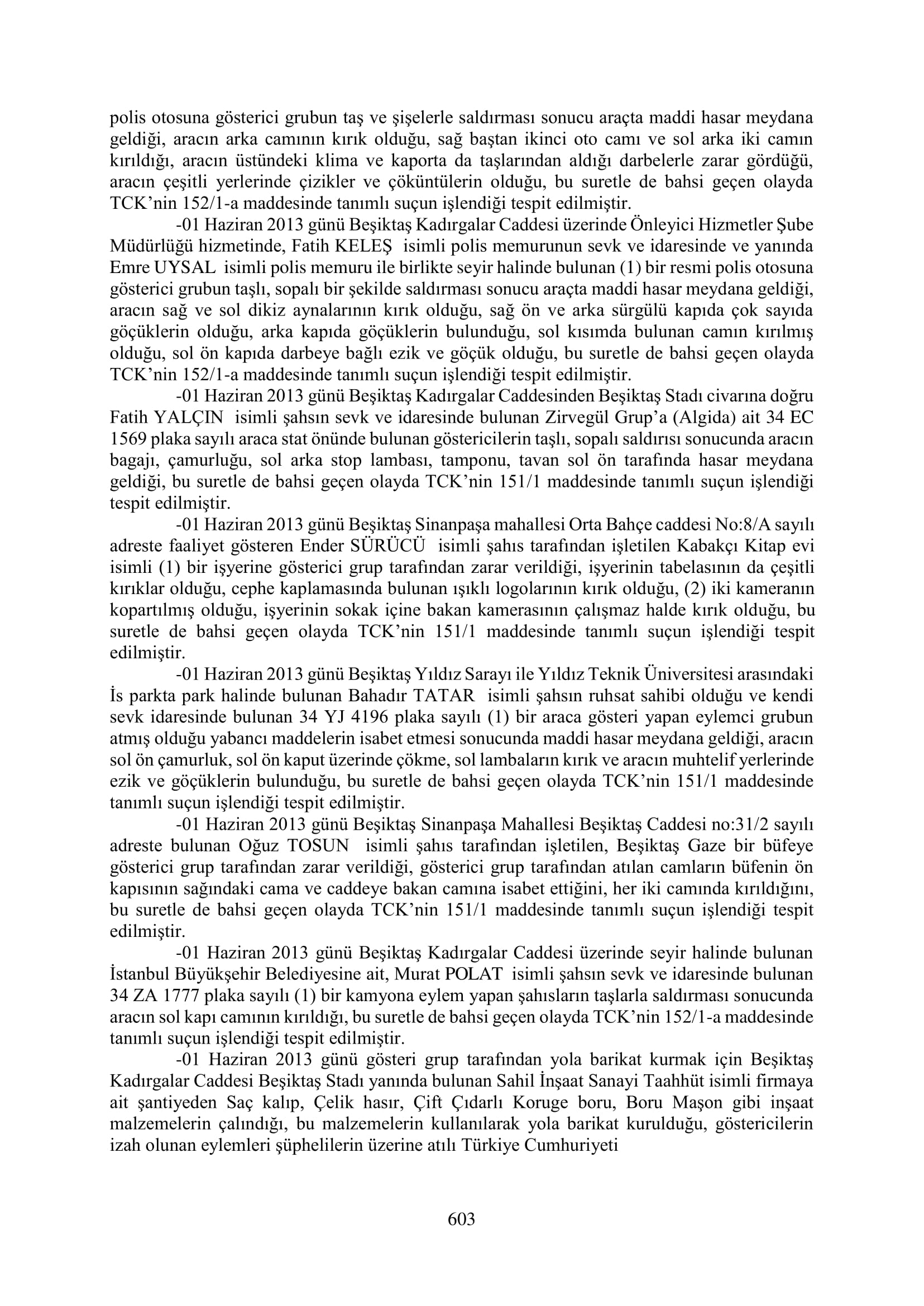 İşte 16 ay sonra hazırlanan Gezi Parkı-Kavala iddianamesinin tam metni