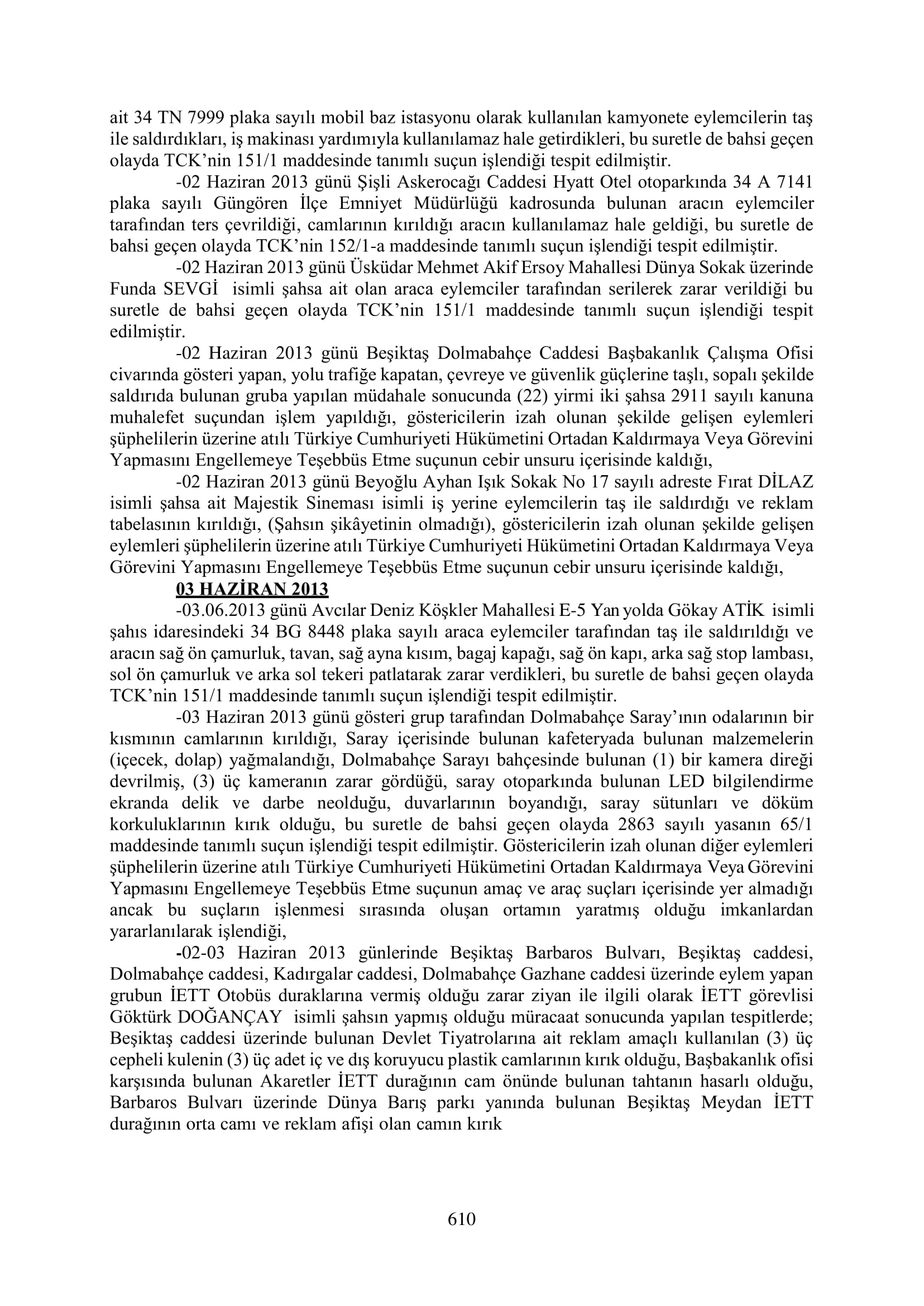 İşte 16 ay sonra hazırlanan Gezi Parkı-Kavala iddianamesinin tam metni