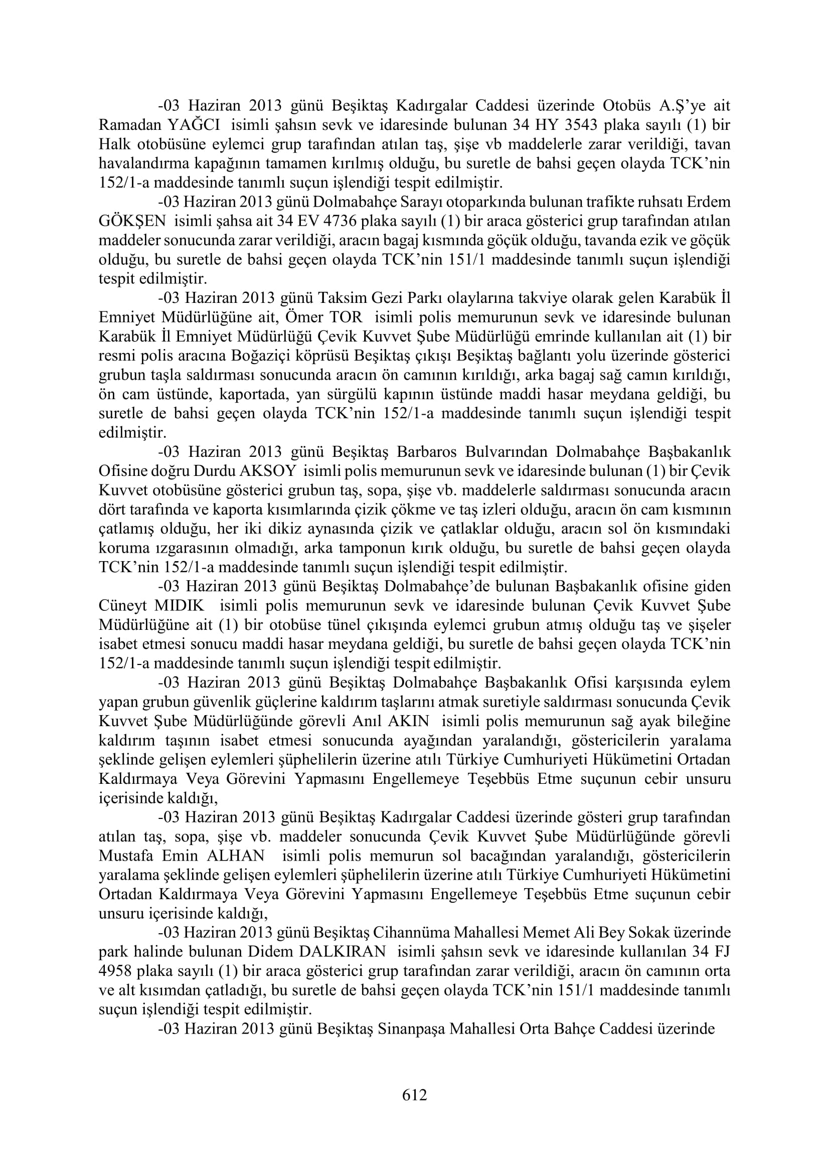 İşte 16 ay sonra hazırlanan Gezi Parkı-Kavala iddianamesinin tam metni