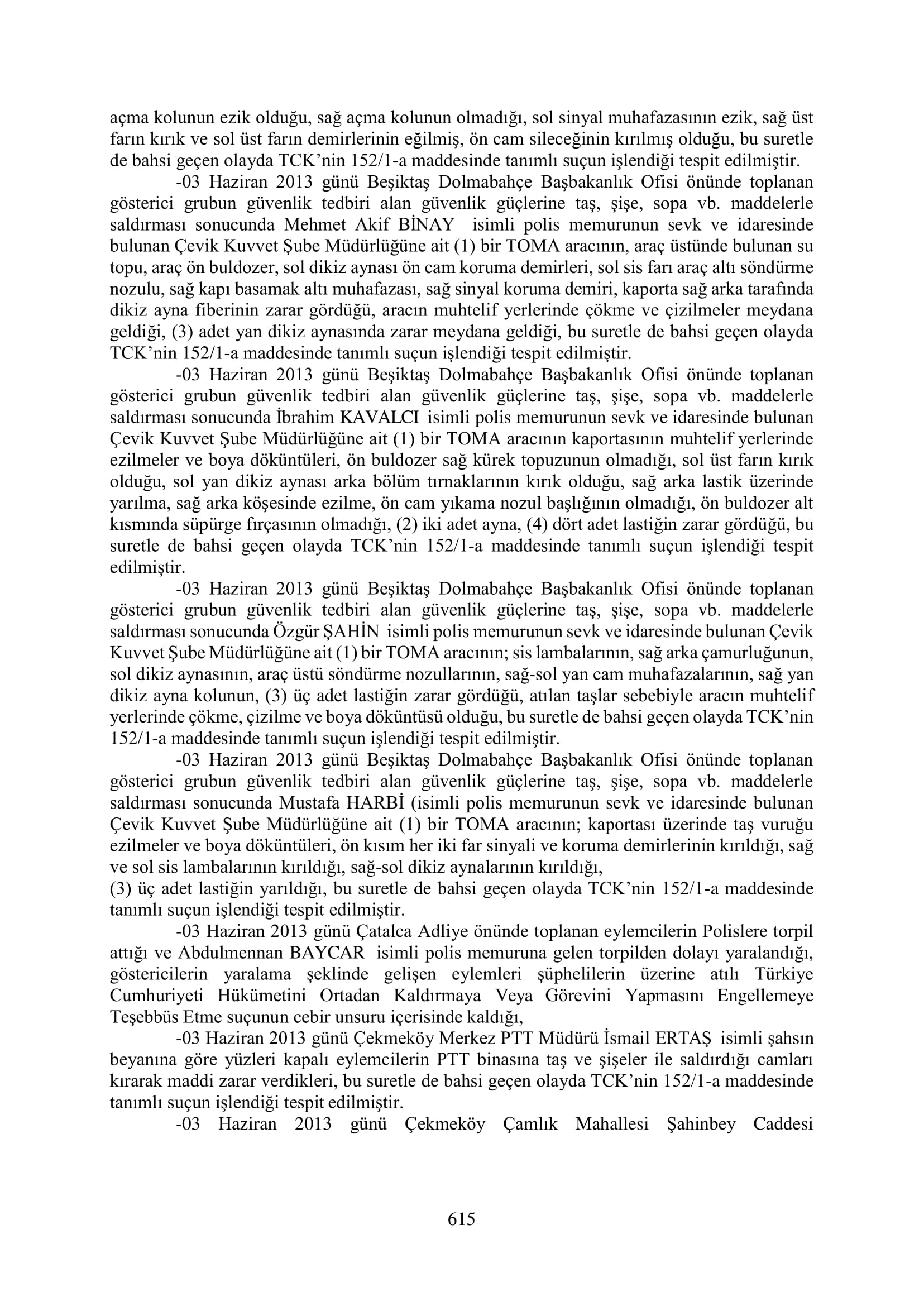 İşte 16 ay sonra hazırlanan Gezi Parkı-Kavala iddianamesinin tam metni