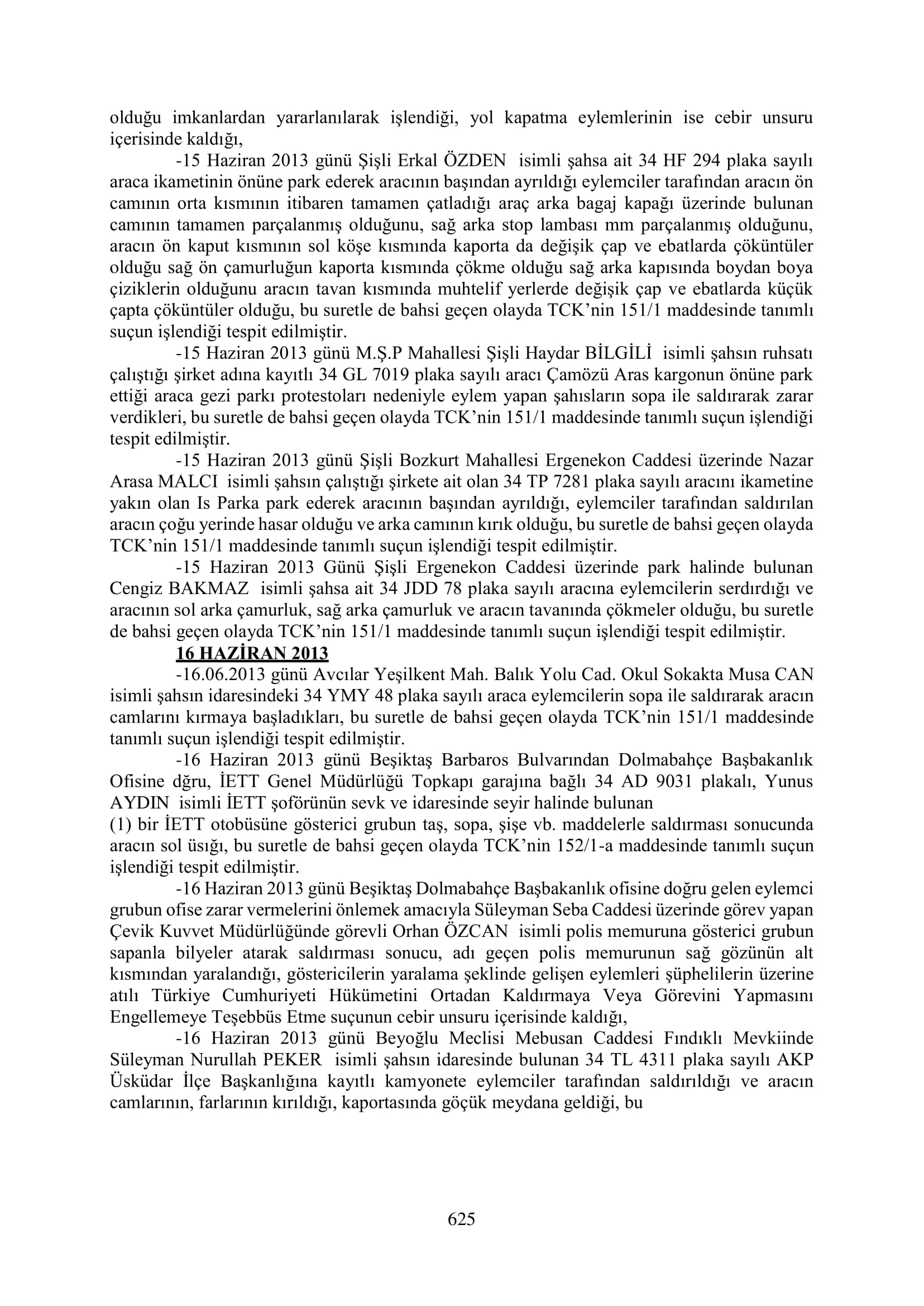 İşte 16 ay sonra hazırlanan Gezi Parkı-Kavala iddianamesinin tam metni