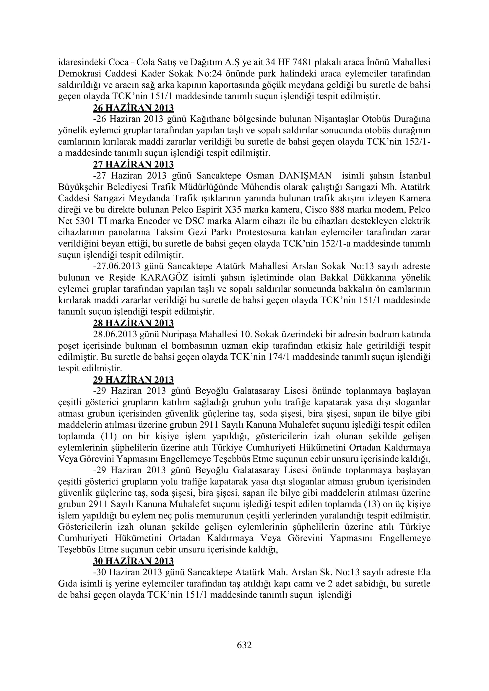 İşte 16 ay sonra hazırlanan Gezi Parkı-Kavala iddianamesinin tam metni
