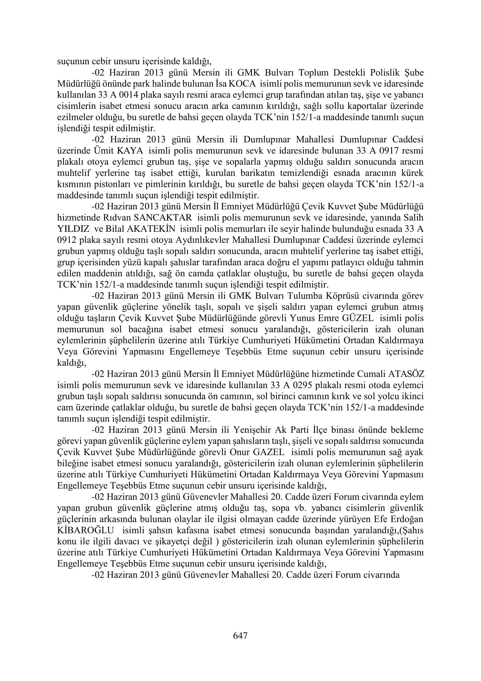 İşte 16 ay sonra hazırlanan Gezi Parkı-Kavala iddianamesinin tam metni