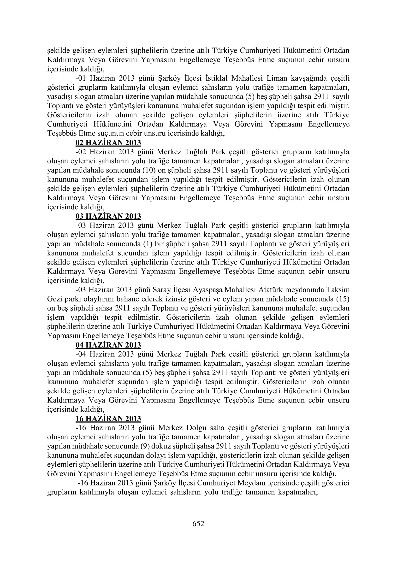 İşte 16 ay sonra hazırlanan Gezi Parkı-Kavala iddianamesinin tam metni