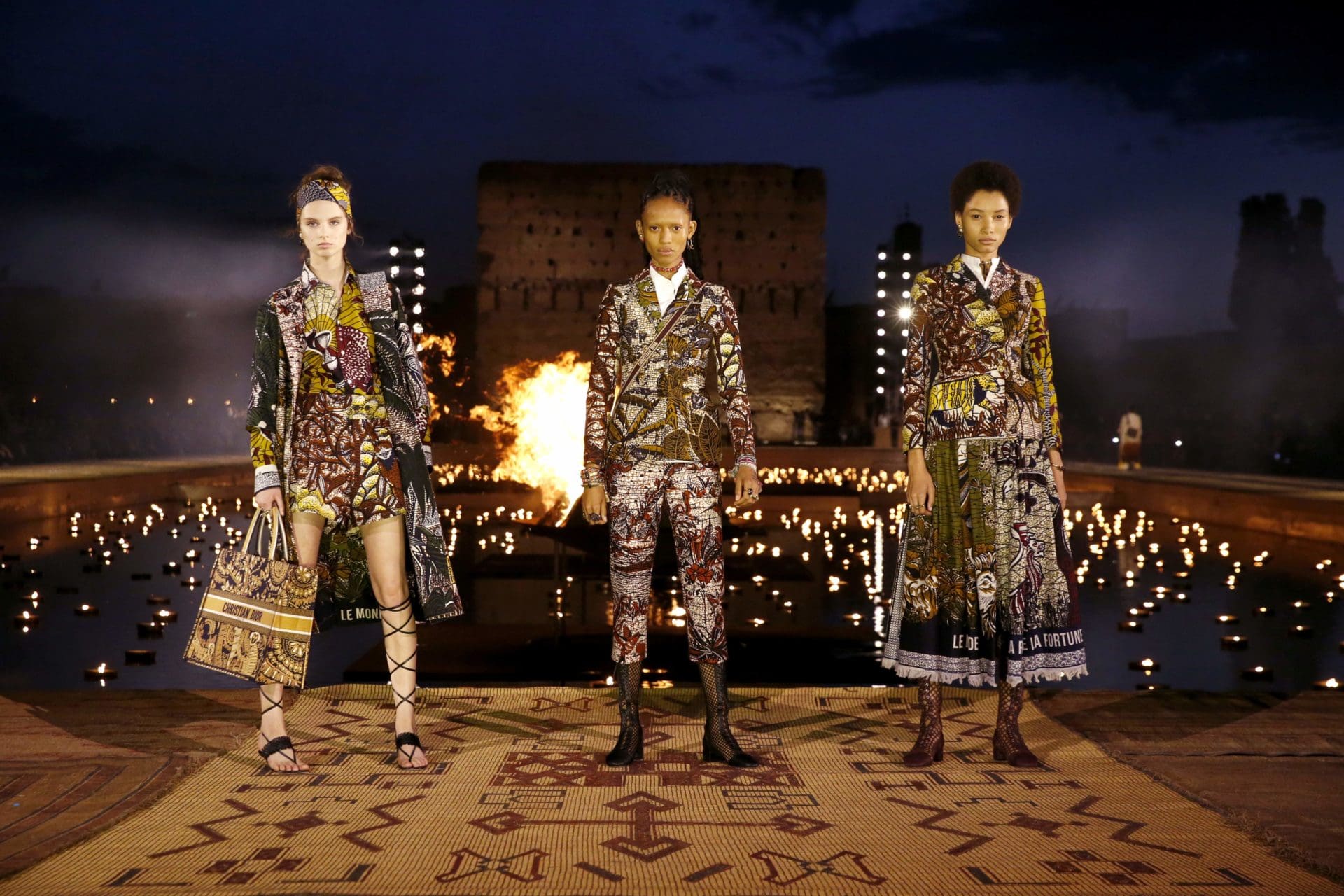 Dior Cruise 2020 defilesi Marakeş El Badi sarayında sunuldu