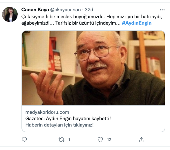 Aydın Engin’in ardından: Mücadeleciliği ve hep dik duruşuyla hatırlayacağız...