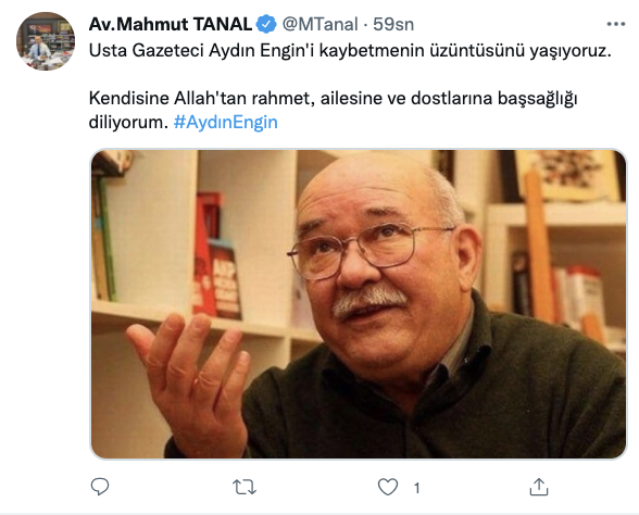 Aydın Engin’in ardından: Mücadeleciliği ve hep dik duruşuyla hatırlayacağız...