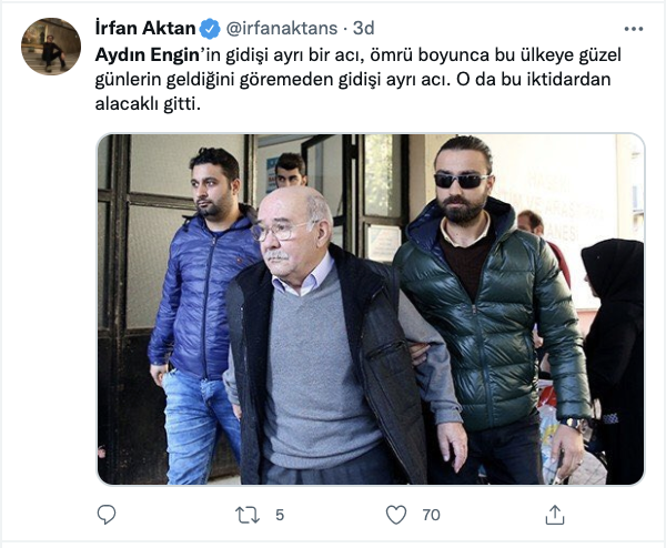 Aydın Engin’in ardından: Mücadeleciliği ve hep dik duruşuyla hatırlayacağız...