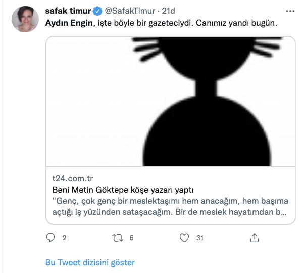 Aydın Engin’in ardından: Mücadeleciliği ve hep dik duruşuyla hatırlayacağız...