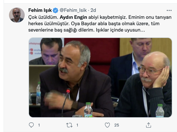 Aydın Engin’in ardından: Mücadeleciliği ve hep dik duruşuyla hatırlayacağız...