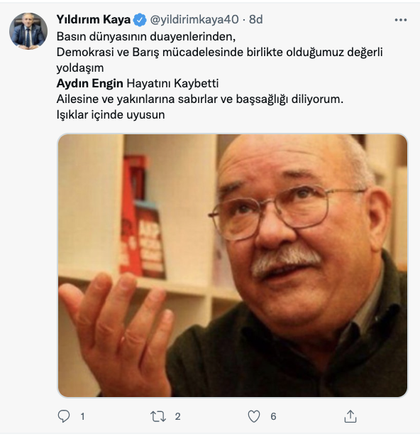 Aydın Engin’in ardından: Mücadeleciliği ve hep dik duruşuyla hatırlayacağız...