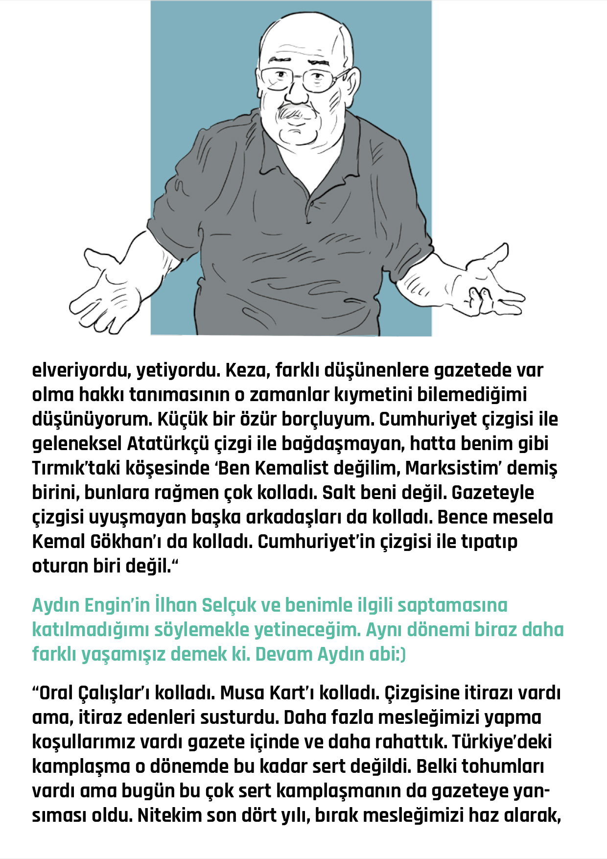 Çizgilerle Aydın Engin