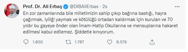 Gülşen'e imam hatip tepkisi: Nefret suçu ve insanlık ayıbı