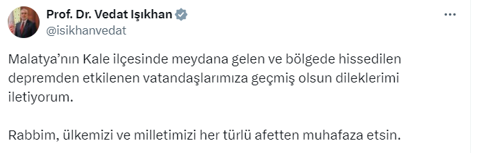  Çalışma ve Sosyal Güvenlik Bakanı, Vedat Işıkhan