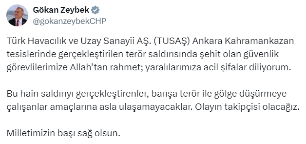 CHP Yerel Yönetimlerden Sorumlu Genel Başkan Yardımcısı