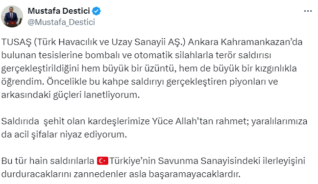 Büyük Birlik Partisi Genel Başkanı Mustafa Destici