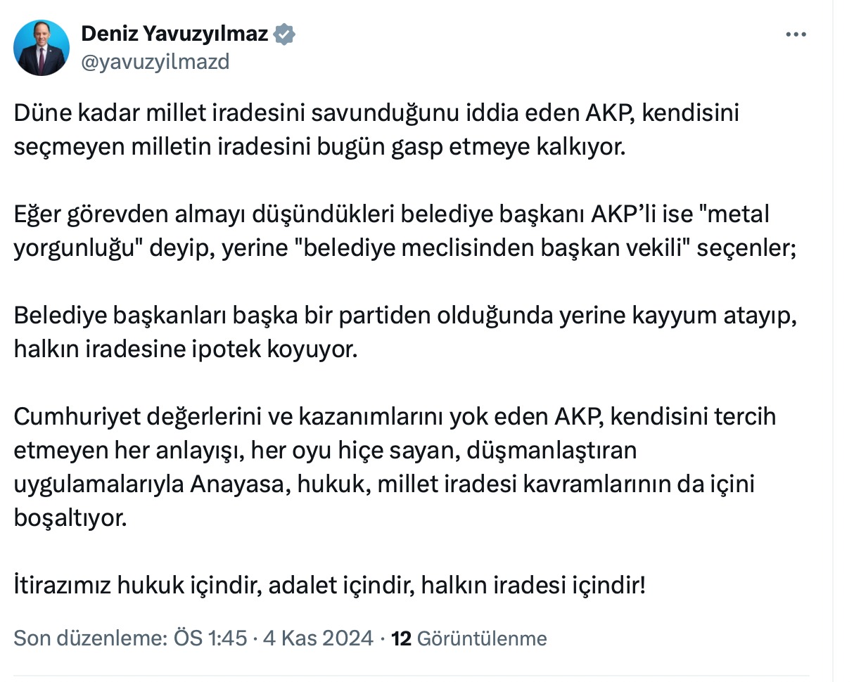 Deva Partisi Genel Başkanı Ali Babacan