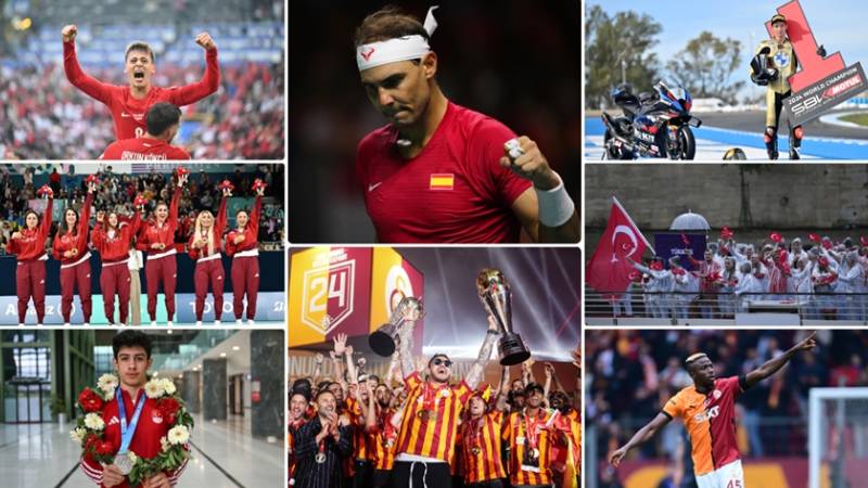 "Şampiyonluklar, rekorlar, kupalar, tarihe geçen olaylar: Sporda 2024 yılı böyle geçti"