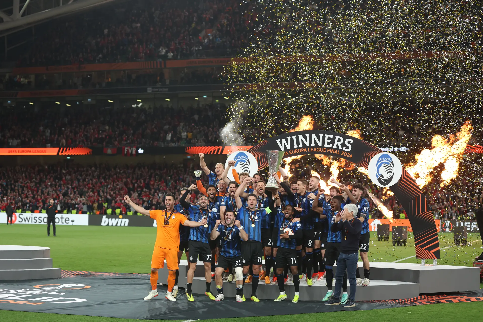UEFA Avrupa Ligi finalinde Almanya'nın Bayer Leverkusen takımını 3-0 yenen İtalyan ekibi Atalanta, tarihinin ilk Avrupa kupasını kazandı.
