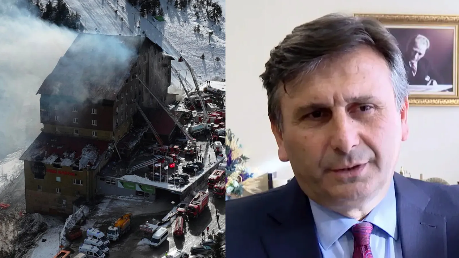 Danıştay 9. Daire Başkanı Abdurrahman Gençbay kartalkaya yangını