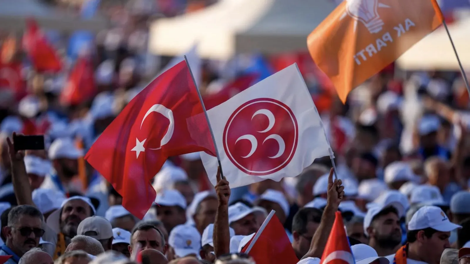 akp mhp t&uuml;rk bayrağı ak parti