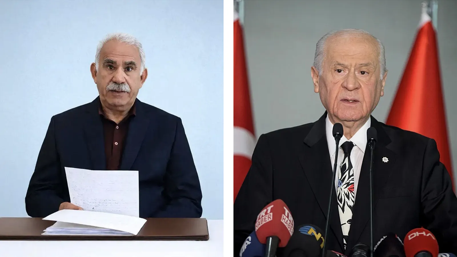 Devlet Bahçeli ve Abdullah Öcalan