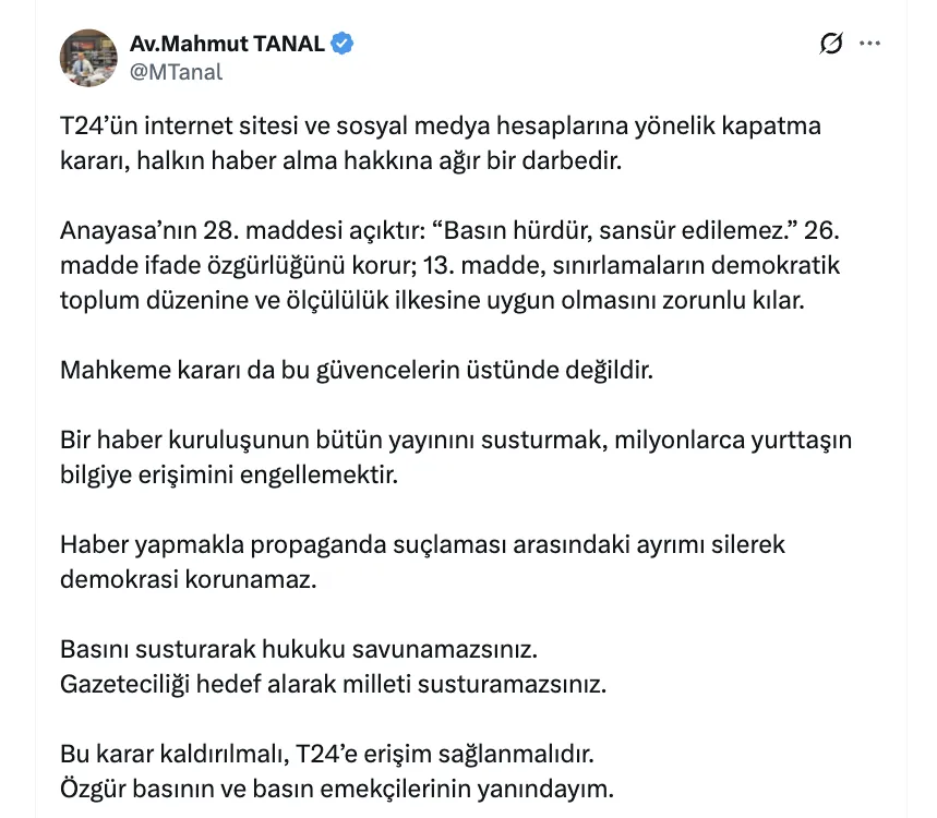 <p>Mahmut Tanal</p>