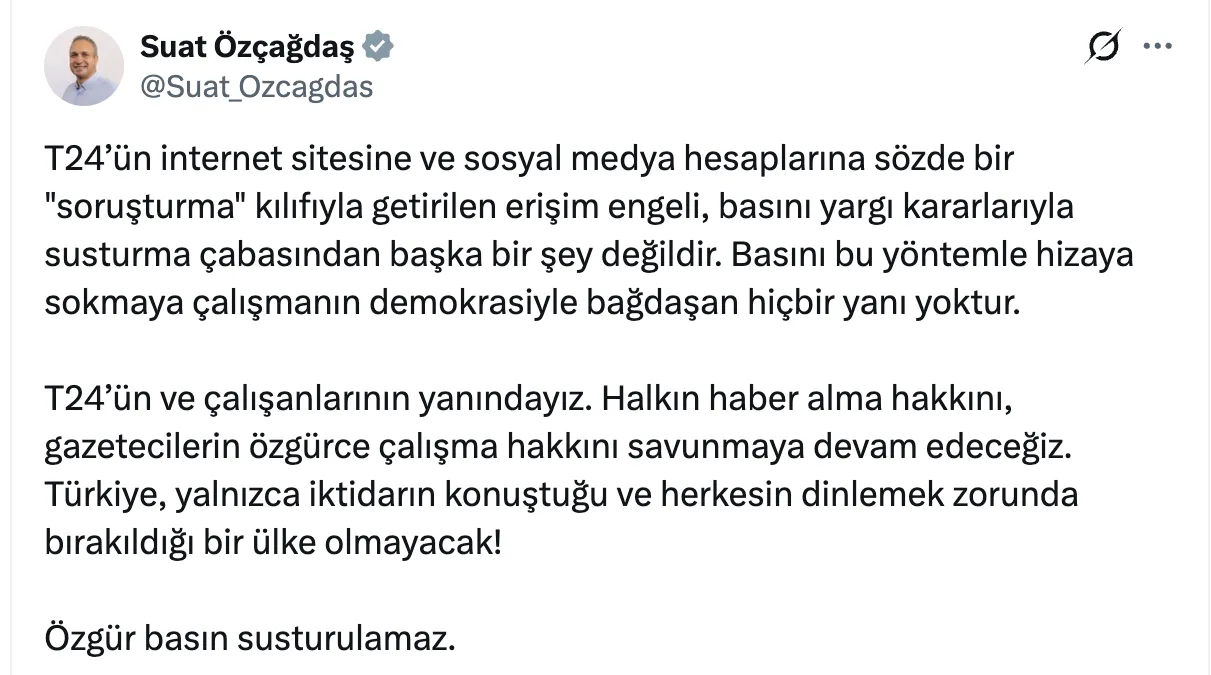 <p>Suat &Ouml;z&ccedil;ağdaş</p>