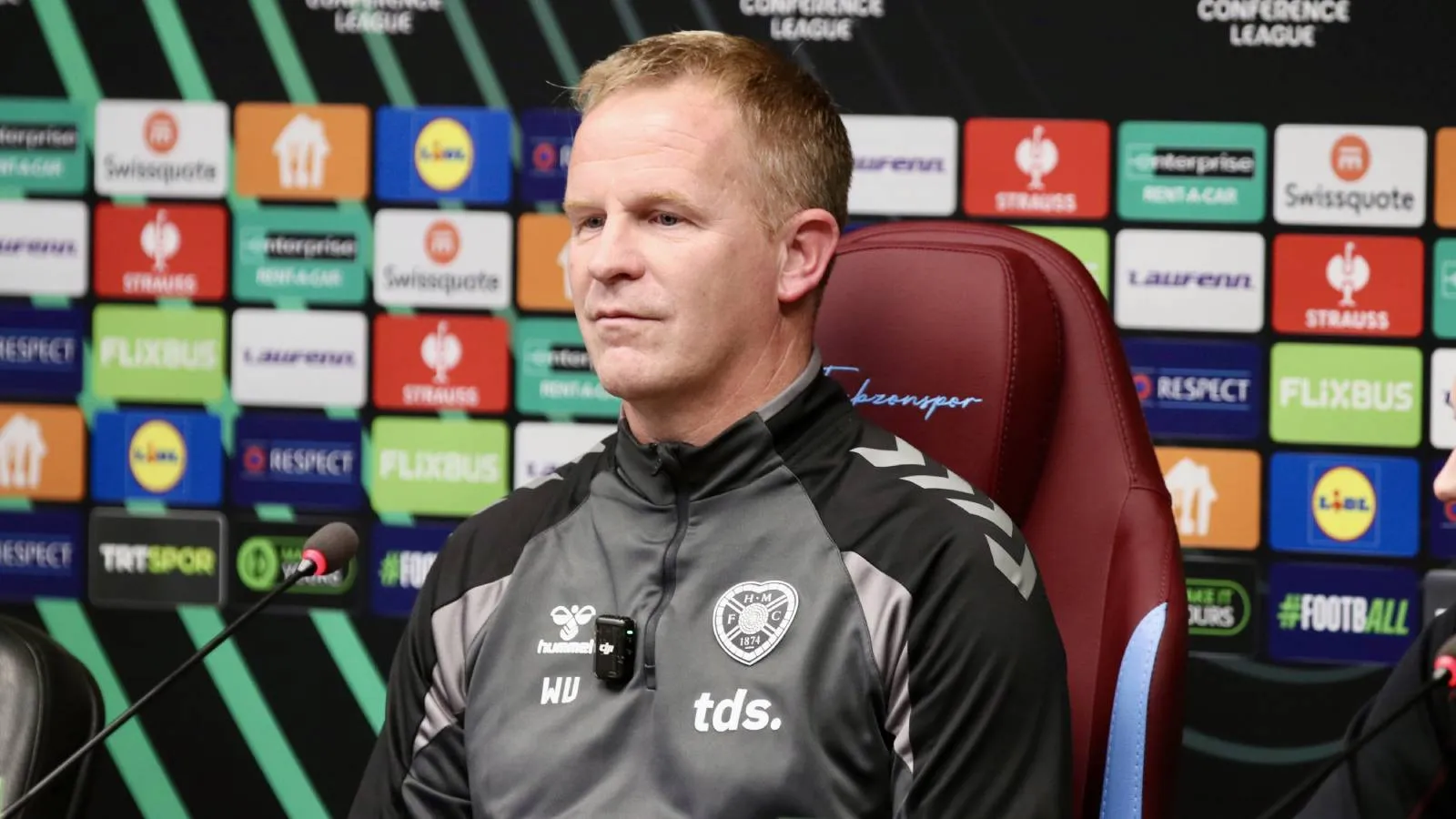 Hearts teknik direktörü Vrancken, Trabzonspor maçı öncesi sakatlıklara dikkati çekti: Hepsi aynı bölgede oluştu