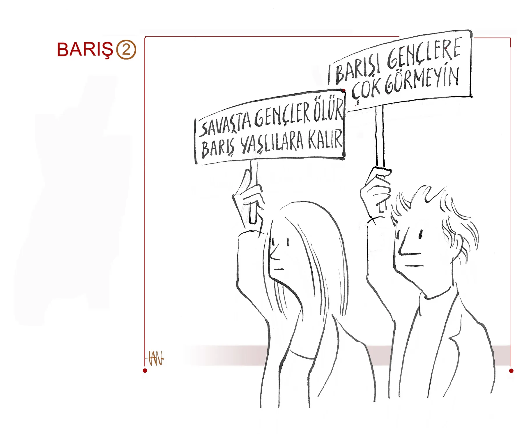 Tan Oral çiziyor...
