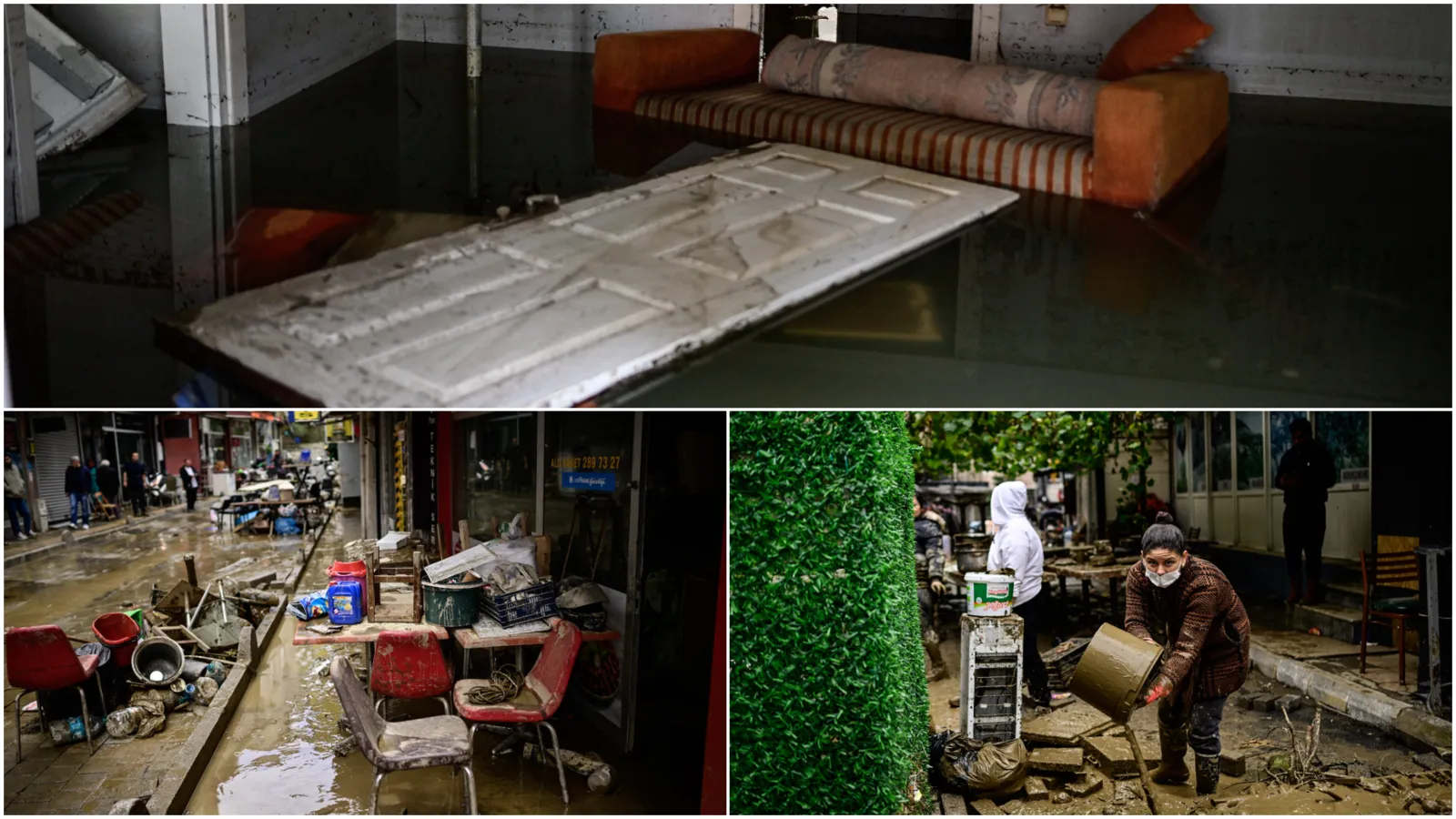 Gece boyunca yağdı, sabah tablo ortaya çıktı; İstanbul’da selin bıraktığı hasarın izleri siliniyor