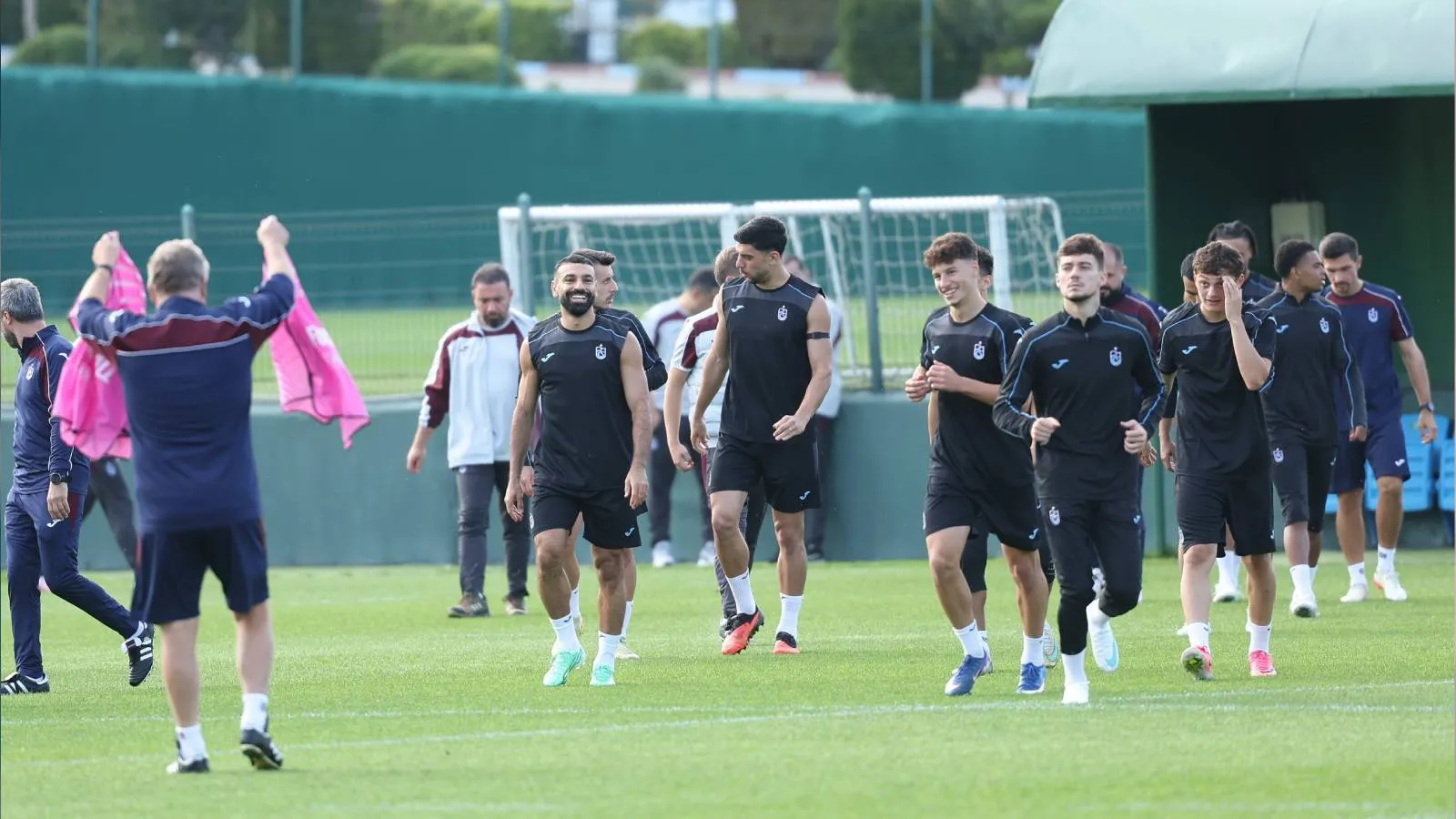 Trabzonspor'da 5 isim Hearts maçı antrenmanına katılmadı